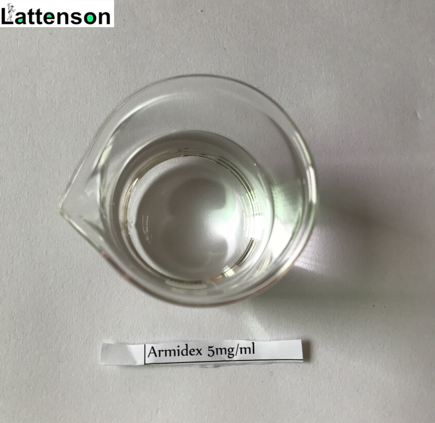 Líquido esteroide incoloro antiestrógeno eficaz Anastrozol (Arimidex) 5 mg / ml