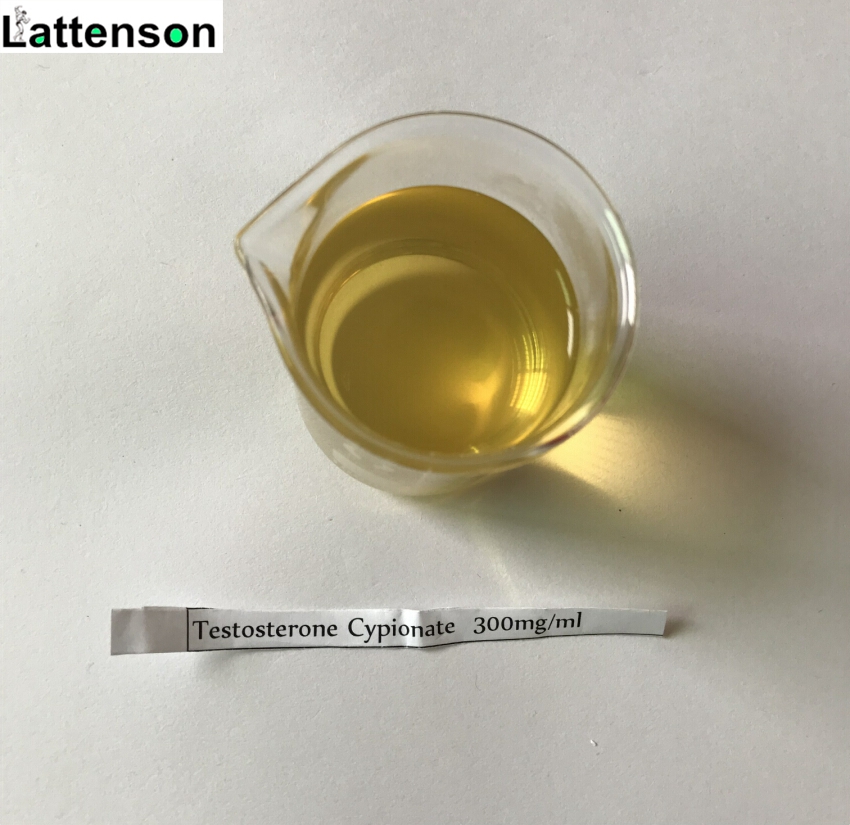 Test Cyp 300mg/ml Cypionate de testostérone d'huile semi-finie liquide jaune 300mg/ml pour la musculation