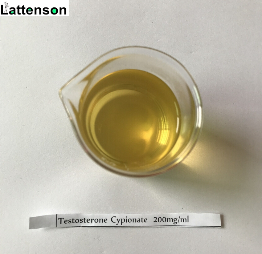 Prueba de aceite anabólico semiacabado Cyp 200 mg/ml / Cipionato de testosterona 200 mg/ml para culturismo